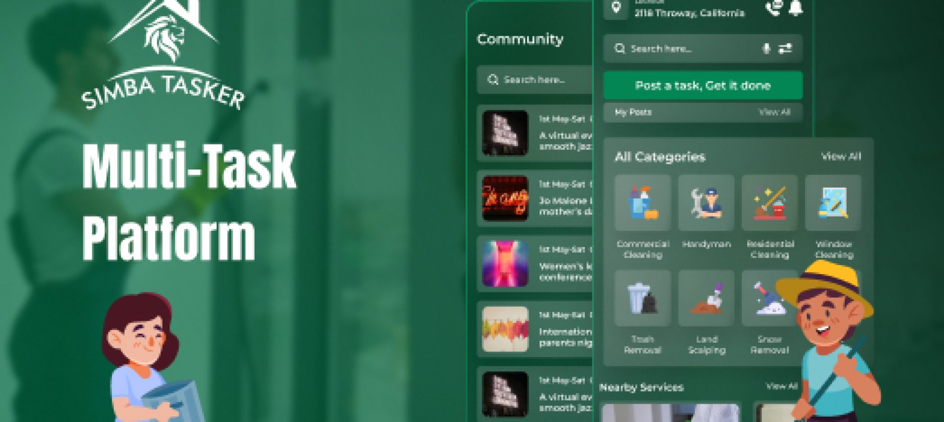 Simba Tasker App & Website