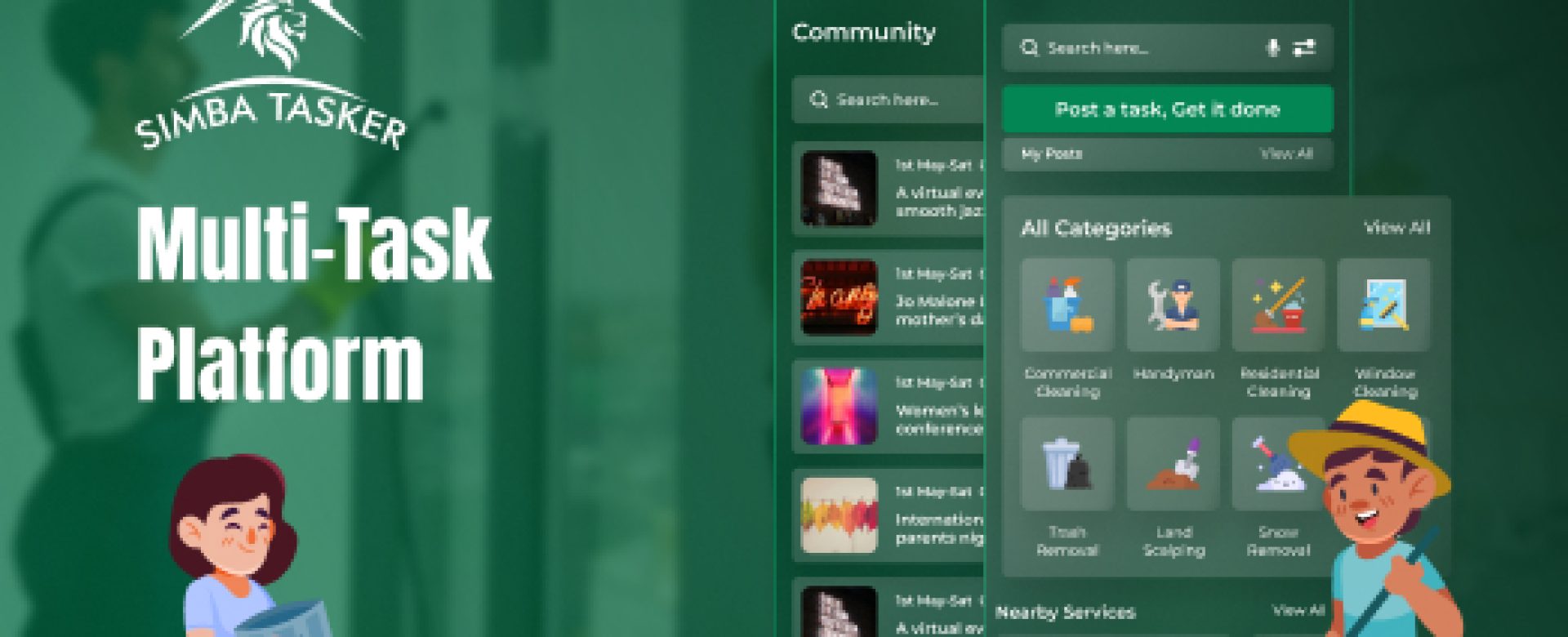 Simba Tasker App & Website